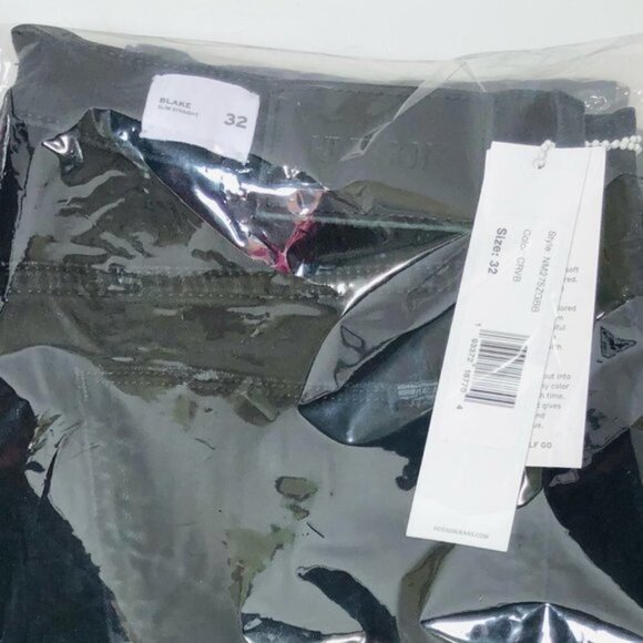 Hudson Jeans Mens Black Blake Slim Fit Straight Leg Jeans Sz 32 x 34 New - Picture 5 of 11